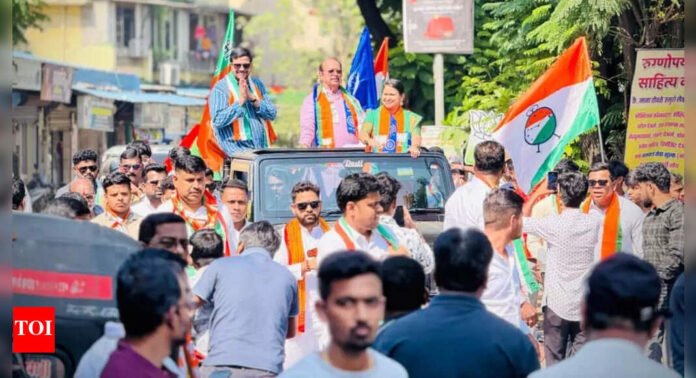 BJP shows strength in Badlapur as President candidate files nomination | Mumbai News