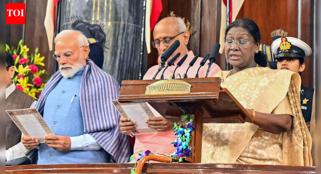 Despite 33% quota, women's representation still low: President Murmu | India News