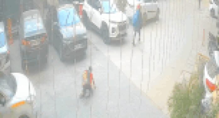 Greater Noida horror: Boy run over by cab inside posh housing society; CCTV captures moment | Noida News