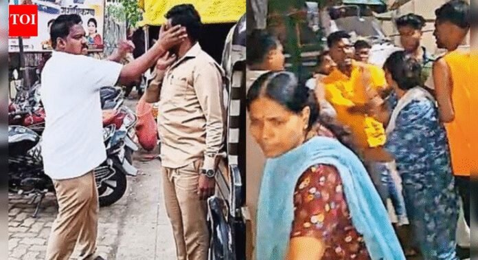 Maharashtra political clash: Neta couple jump to BJP, Shiv Sena men ‘assault’ hubby; FIR on 8 | Thane News