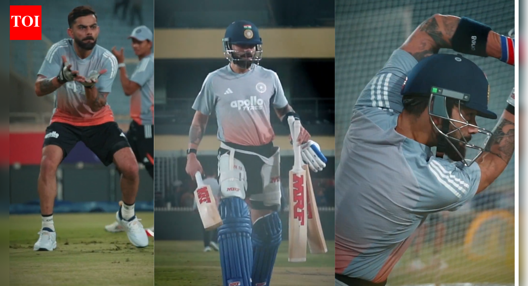 'Tagda maar diya': Virat Kohli’s explosive shot leaves Rishabh Pant speechless - Watch | Cricket News