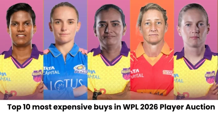 Top 10 most expensive buys in WPL 2026 Player Auction