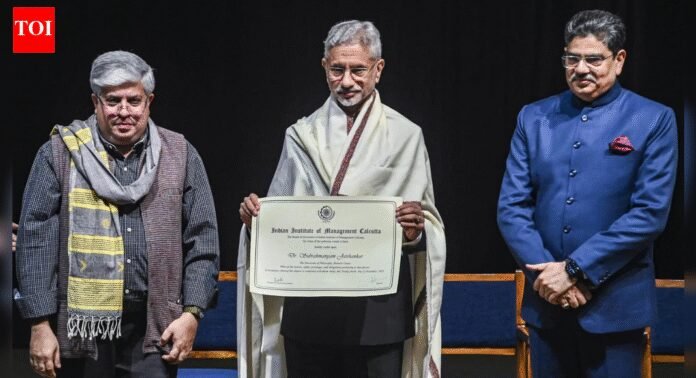 World looking beyond US, China to hedge against contingencies: EAM Jaishankar | Kolkata News