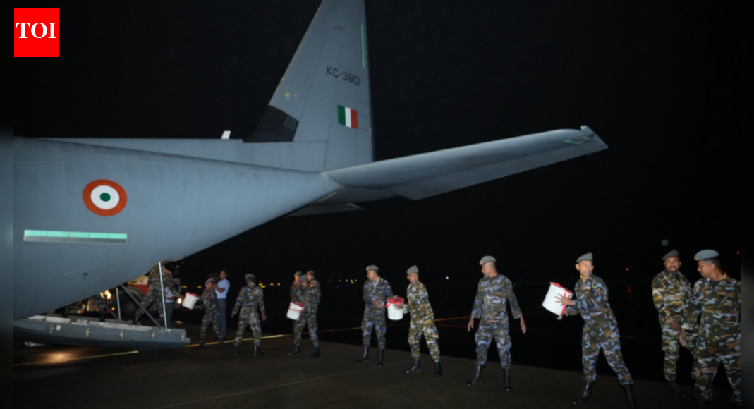 ‘Operation Sagar Bandhu’: India flies 12 tonnes of aid to flood-hit Sri Lanka; island battered by Cyclone Ditwah | India News
