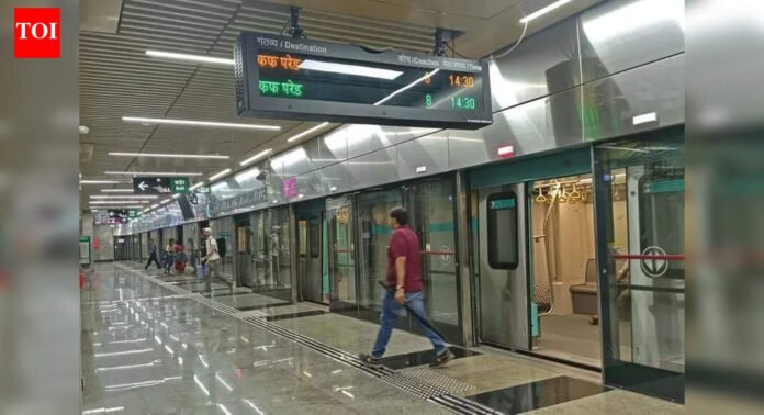 1/3rd of Metro 3 users on CSMT-Cuffe Parade stretch, traffic eases on SoBo roads | Mumbai News