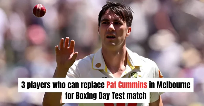 3 players who can replace Pat Cummins in the Australian playing XI for Melbourne Boxing Day Test vs England 