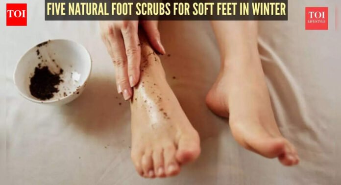 5 winter foot scrubs for soft and glowing feet