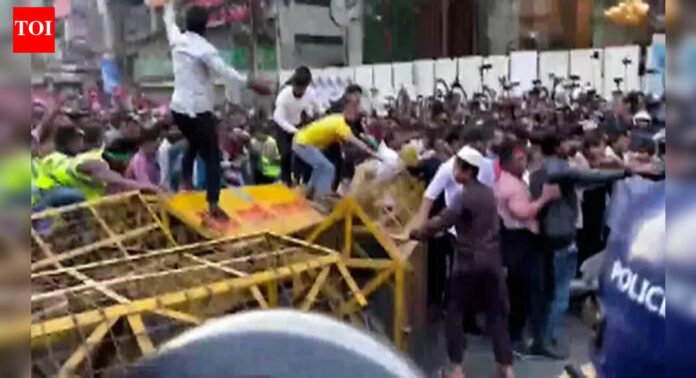 Anti-India protests in Bangladesh: Two visa centres closed; rally at consulate | India News