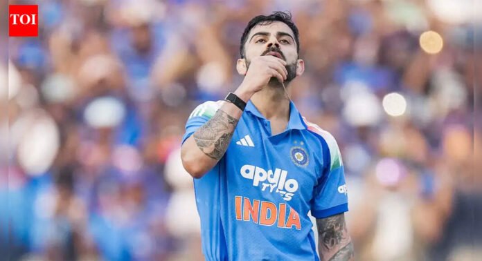 Anushka Sharma's adorable reaction to Virat Kohli's 53rd ODI century goes viral — See post | Cricket News