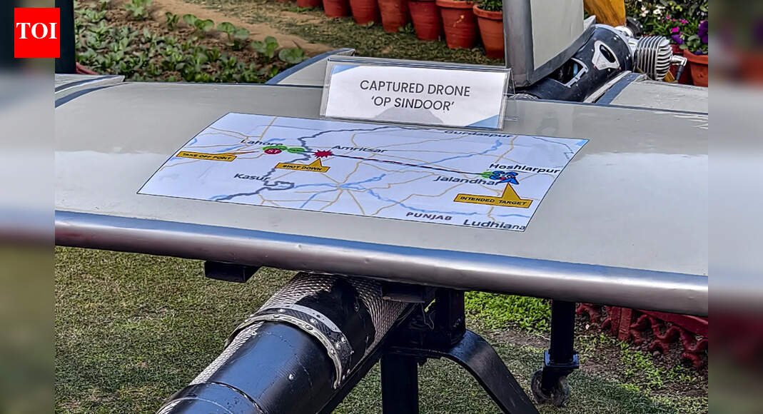 Army displays Turkish drone used by Pak during Op Sindoor; was going to hit Jalandhar - watch | India News