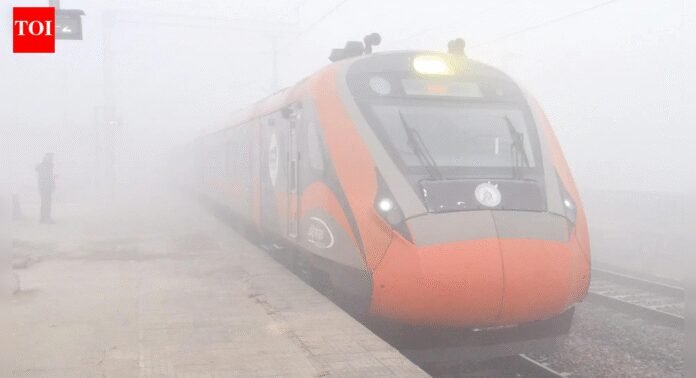 As fog hits punctuality, 2 spare Vande Bharat trains kept for timely departure from New Delhi, Varanasi stns | India News