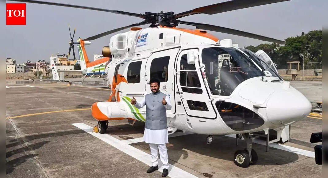 Aviation milestone: Dhruv-NG civilian helicopter completes 1st flight in Bengaluru; chopper has top speed of 285kmph | Bengaluru News
