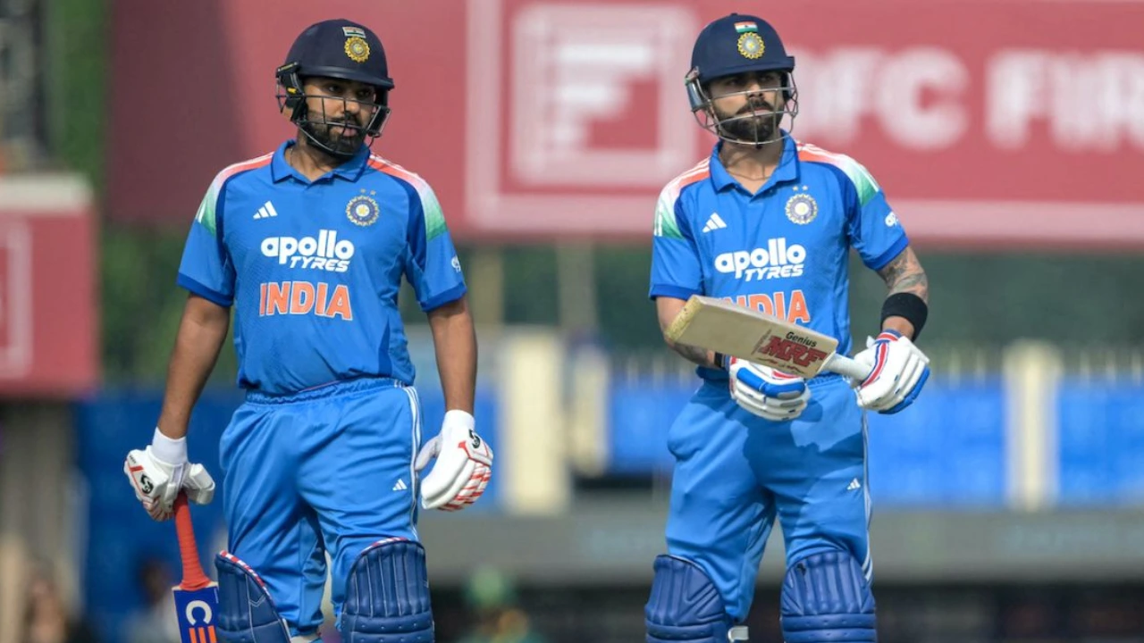 BCCI - ICC Rohit Sharma and Virat Kohli