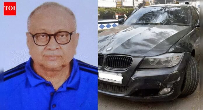 BMW hit-and-run in Kolkata: Ex-hockey player Subhendu Hazra crushed to death during morning walk; driver flees | Kolkata News