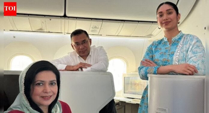 'Back in Bangladesh skies': Tarique Rahman returns with wife, daughter & cat after years in exile; gets rousing welcome