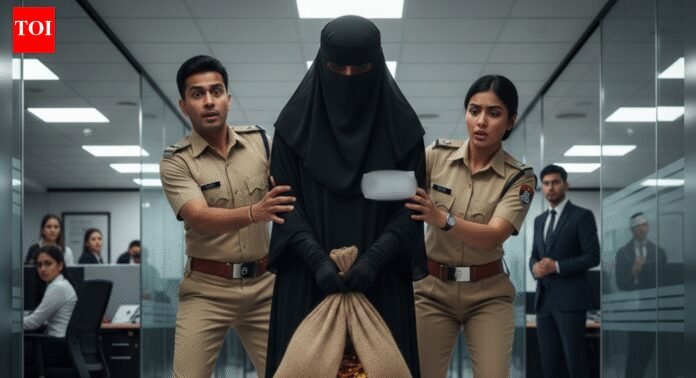 Chennai bank heist twist: Suspended manager dons burqa, drops Rs 1.5cr gold she stole to dodge probe; gets caught again | Chennai News