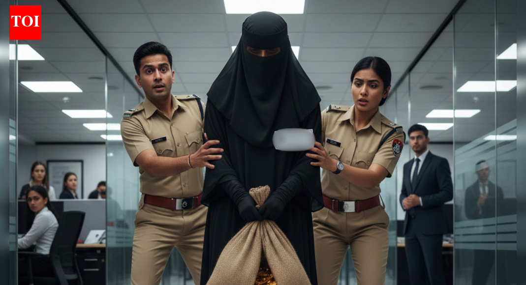 Chennai bank heist twist: Suspended manager dons burqa, drops Rs 1.5cr gold she stole to dodge probe; gets caught again | Chennai News
