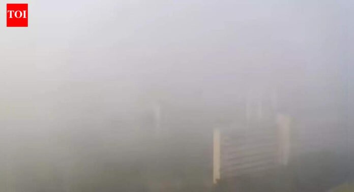 Delhi air pollution: Several areas record ‘very poor’ and ‘severe’ levels; thick smog reduces visibility | Delhi News