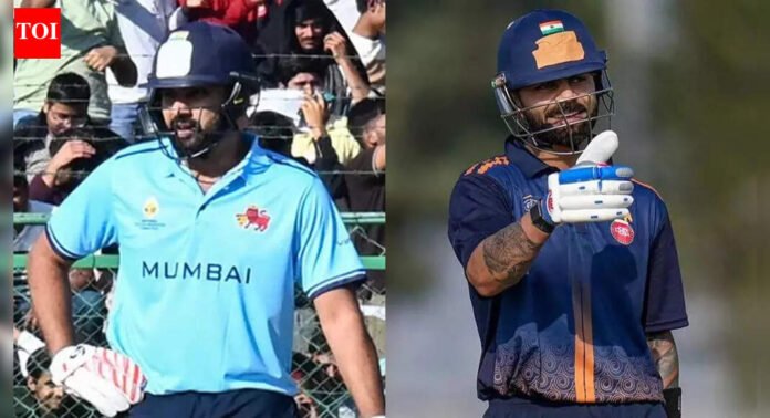 Duck for Rohit Sharma, 77 for Virat Kohli: Fans endure a rollercoaster day at Vijay Hazare Trophy | Cricket News