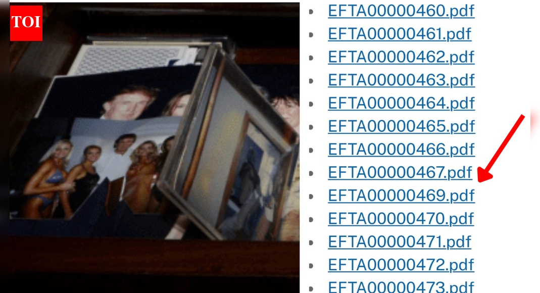 Epstein files: Democrats claim DOJ deleted photo of Donald Trump – What happened to file 468?