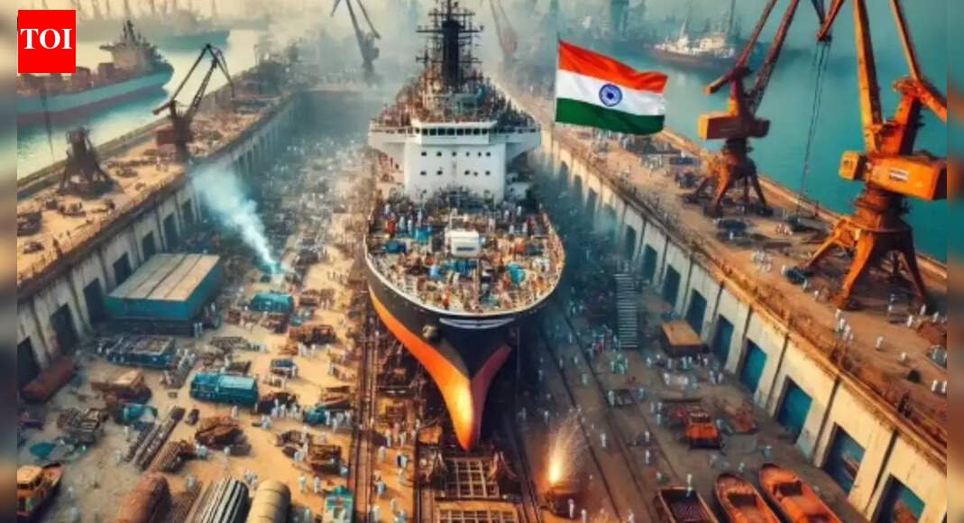 Government unveils Rs 44,700 cr shipbuilding push to boost domestic capacity | India News