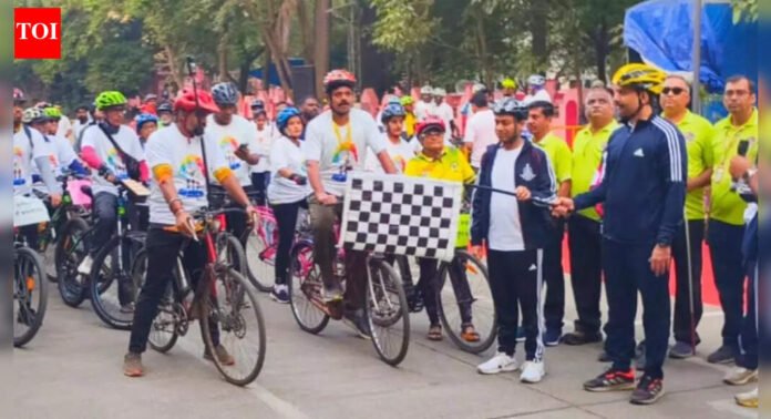 Hundreds of cyclists in Kalyan-Dombivli spread message of energy conservation | Thane News