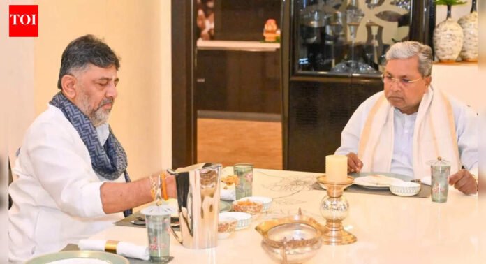 'If high-command calls ...': D K Shivakumar, Siddaramaiah show united front amid power tussle; inside breakfast meet 2.0 | India News