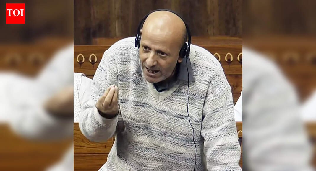 In Parliament, jailed MP Engineer Rashid calls himself ‘MP from Tihar Jail’ | India News