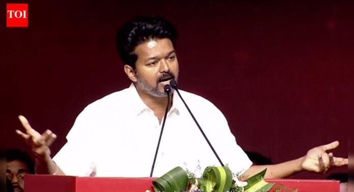 In veiled swipe, Vijay says DMK rattled by TVK''s rallies, claims party allowed lotus to bloom in TN | India News