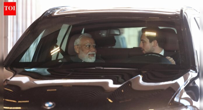 India-Jordan ties: Crown Prince Al Hussein bin Abdullah II drives PM Modi to museum as special gesture — see pics | India News