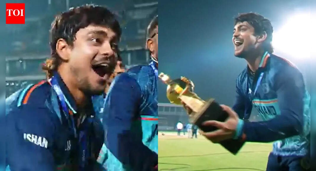 Jharkhand crowned SMAT champions, Ishan Kishan's bhangra celebration steals the show - WATCH | Cricket News
