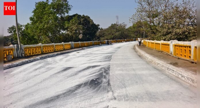 Kalyan-Dombivli Municipal Corporation completes Waldhuni bridge repairs in record 8 days, will reopen it for motorists today | Mumbai News