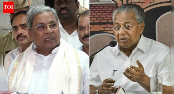 Karnataka CM vs Kerala CM: Siddaramaiah hits out at Pinarayi Vijayan over 'North Indian bulldozer justice' remark; calls it 'politically motivated' | India News