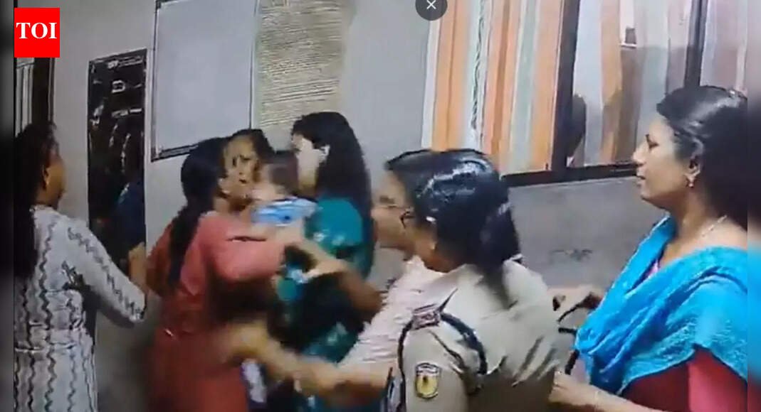 Kerala horror: SHO slaps pregnant woman; CCTV visuals expose police brutality | Kochi News