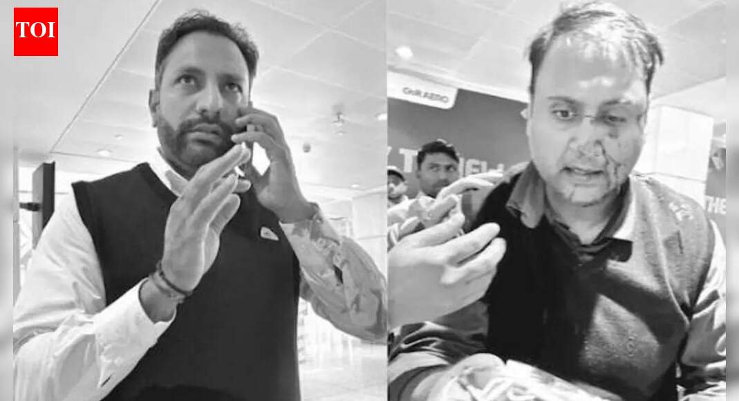 ‘Lane is for staff, are you anpadh’: How a verbal argument at Delhi airport escalated into physical assault by Air India Express pilot | Delhi News