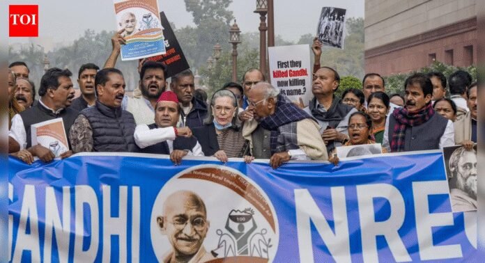 Lok Sabha passes 'G RAM G' bill amid fierce protests, opposition MPs tear copies | India News