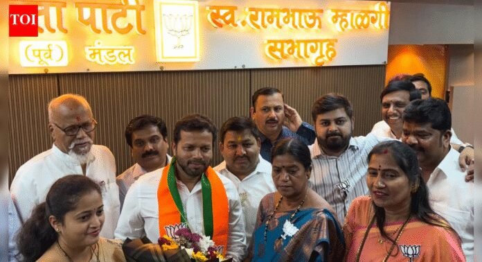 Mahayuti poaching war escalates: After Eknath Shinde’s warning, BJP again inducts 2 Shiv Sena leaders in Dombivli; alliance rift widens | Thane News