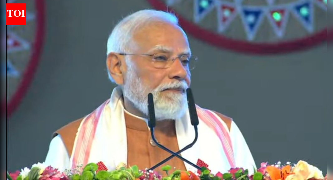'Modi govt is correcting Congress's mistakes': PM in Guwahati; hails development of Assam | India News