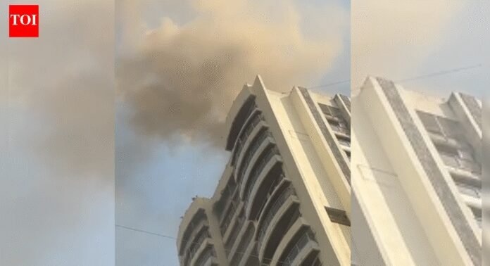 Mumbai high-rise fire scare: Blaze erupts on 14th floor at Sorrento Tower, several residents trapped; 40 rescued so far | Mumbai News