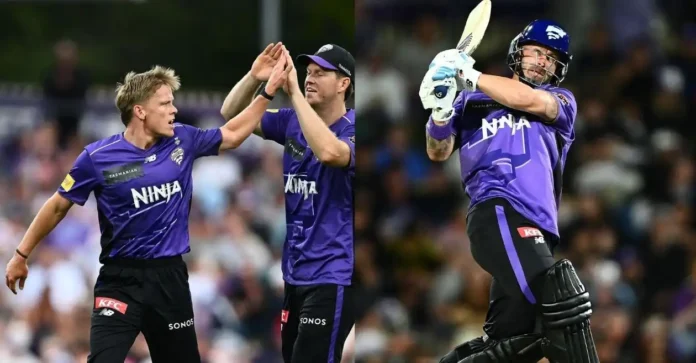 Nathan Ellis’ bowling brilliance and Matthew Wade’s late fireworks seal thrilling Hobart Hurricanes’ win over Melbourne Renegades in BBL