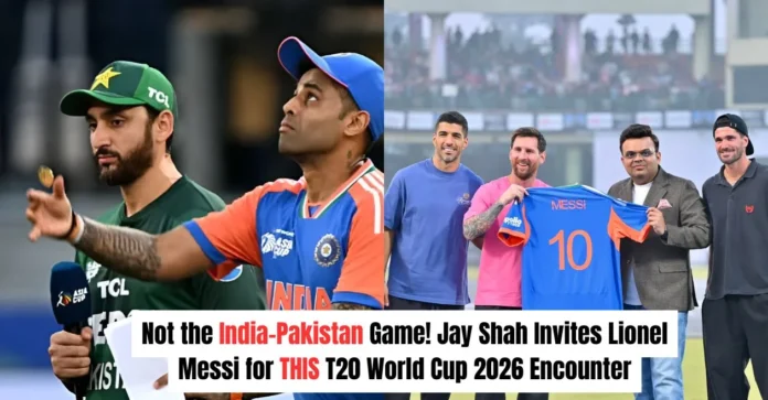 Not India vs Pakistan! Jay Shah invites Lionel Messi for THIS T20 World Cup 2026 game
