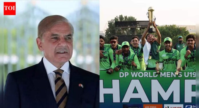 Pakistan PM Shahbaz Sharif announces cash reward for U19 Asia Cup winners; each player to be given PKR 10 million | Cricket News