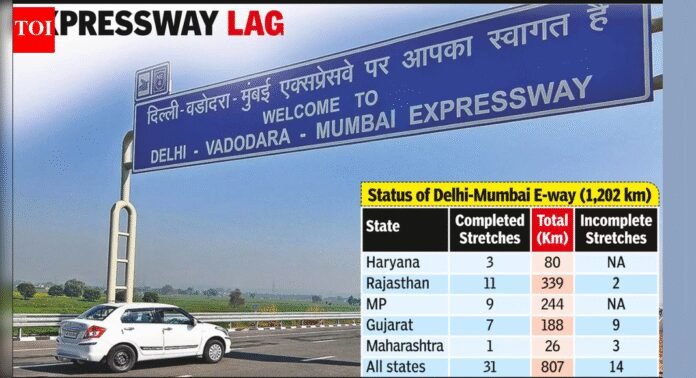 Pune company's Delhi-Mumbai express-way contract may be axed over delays | India News