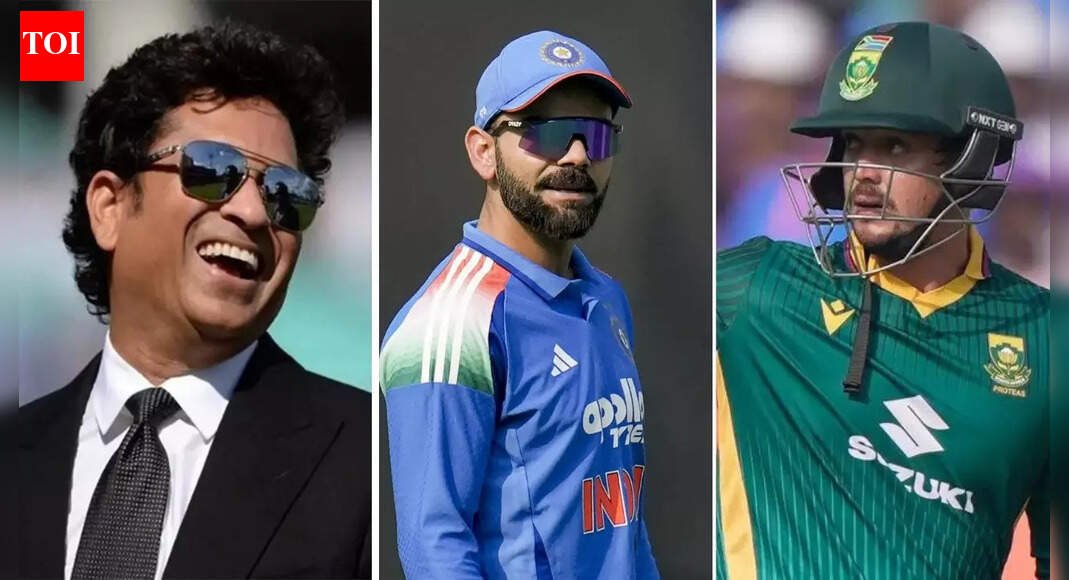 Quinton de Kock on record run: Scores 7th century against India, goes past Virat Kohli, AB de Villiers; equals Sachin Tendulkar in major ODI charts | Cricket News