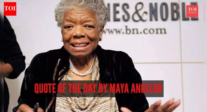 Quote of the day by Maya Angelou: “You can only become truly accomplished at something you love. Don’t make…”
