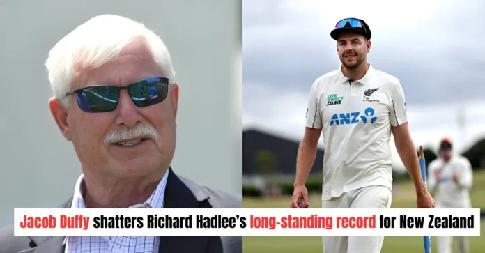 RCB’s new recruit Jacob Duffy breaks Sir Richard Hadlee’s all-time record for New Zealand in 3rd Test vs West Indies