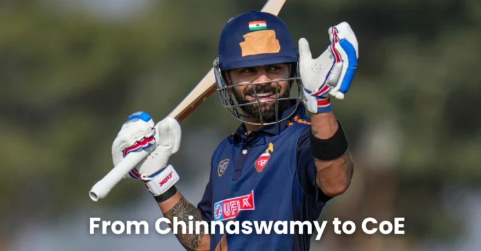 Reason behind BCCI moving Virat Kohli’s Vijay Hazare Trophy matches from Chinnaswamy to CoE