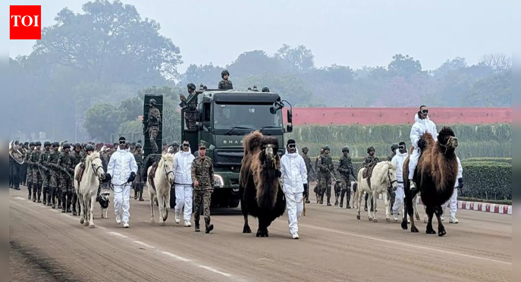 Republic Day 2026 parade: Camels, ponies and dogs to march on Kartavya Path; Army’s four-legged warriors to make historic debut | India News