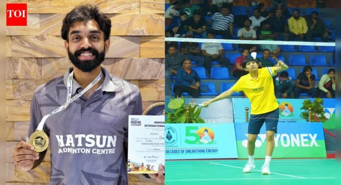 Rithvik Sanjeevi and Surya Charishma Tamiri win Senior National men's and women's titles | Badminton News