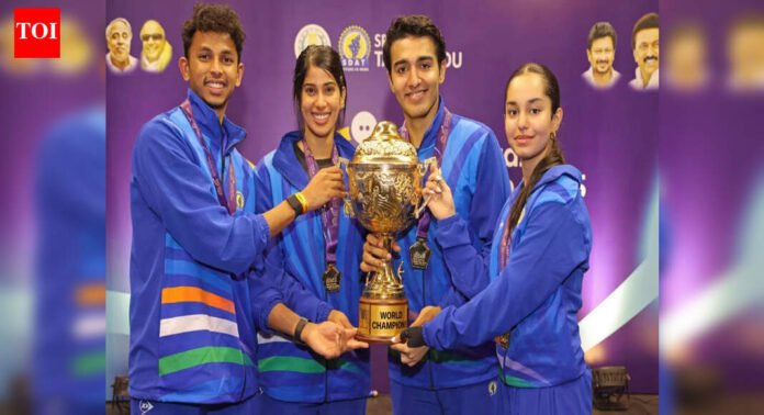 Squash World Cup: India claim maiden title, blank Hong Kong 3-0 in final | More sports News